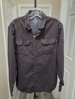Kuhl Tencel Blend Dark Button-down Shirt